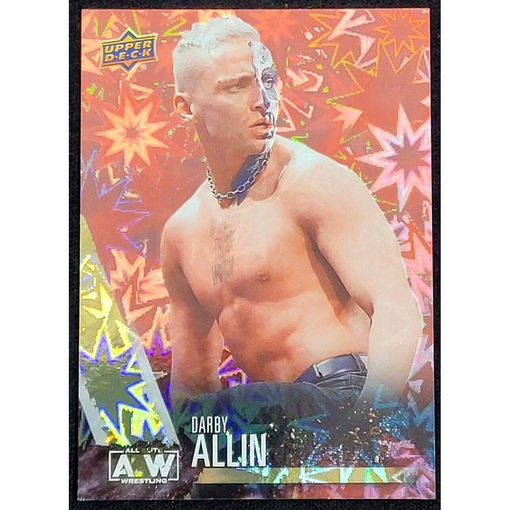 2021 UPPER DECK AEW DARBY ALLIN DYNAMITE PARALLEL